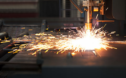 CNC gas cutting