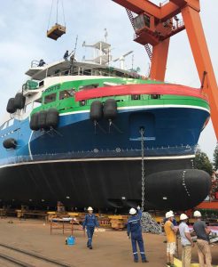 Vessel completion - 87m